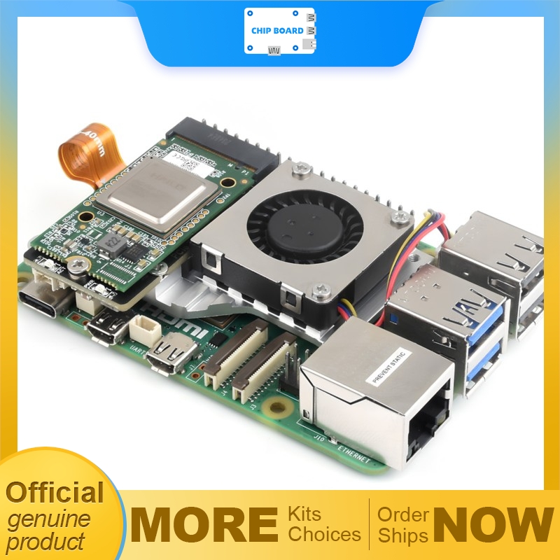 Raspberry Pi 5 8Gb Board - Papan adaptor Waveshare PCIe ke M.2