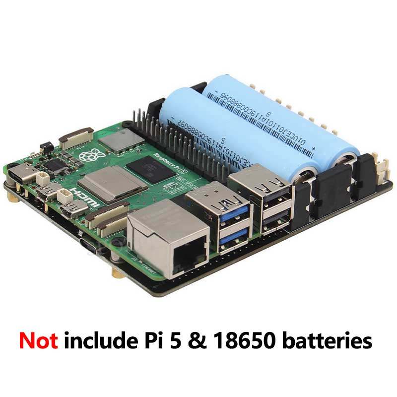 Raspberry Pi Uninterrupted Power Supply Ups 18650 - Modul pengelolaan daya UPS X1201 Raspberry