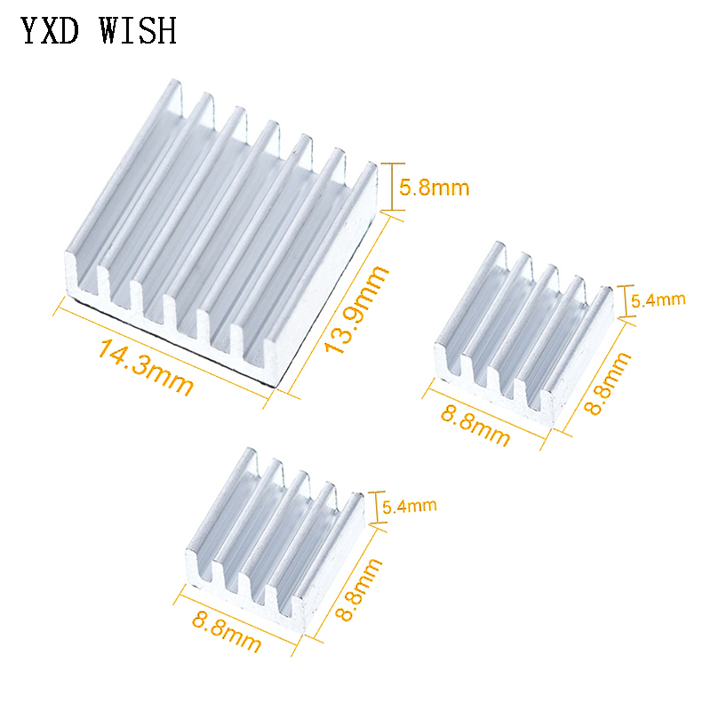 Raspberry Pi Water Cooling Kit - 30 Buah Perangkat Penyerap Panas Aluminium