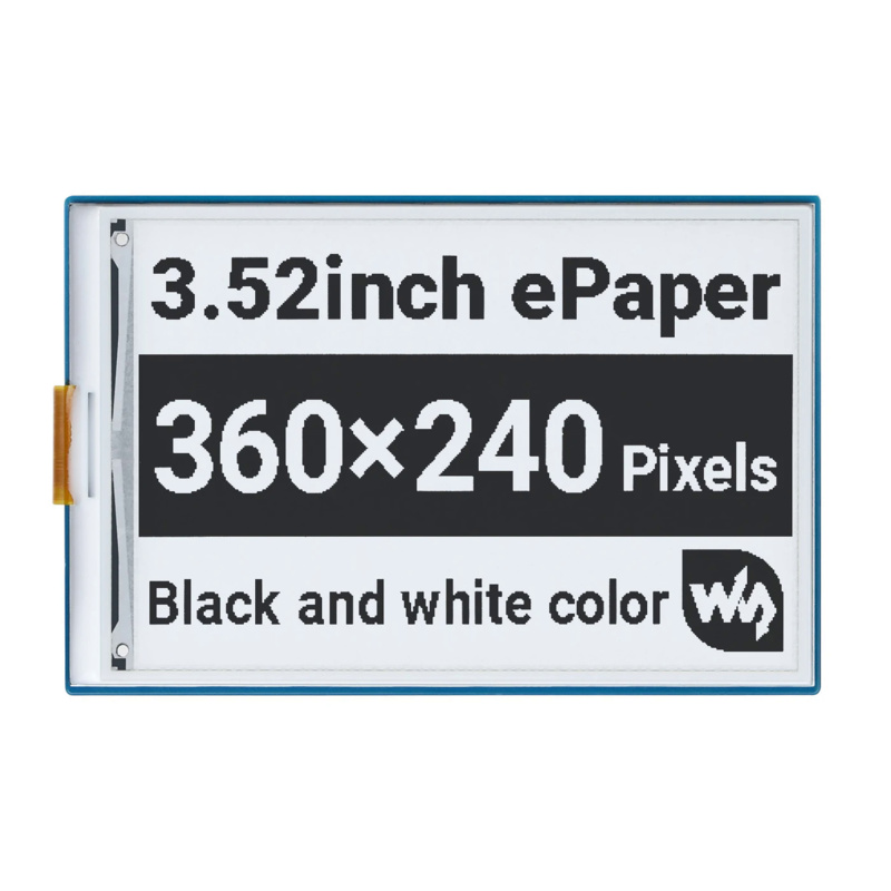 Raspberry Pi 4 8Gb Ram Kit - Layar E-Ink E-Paper 3.5 Inci HAT