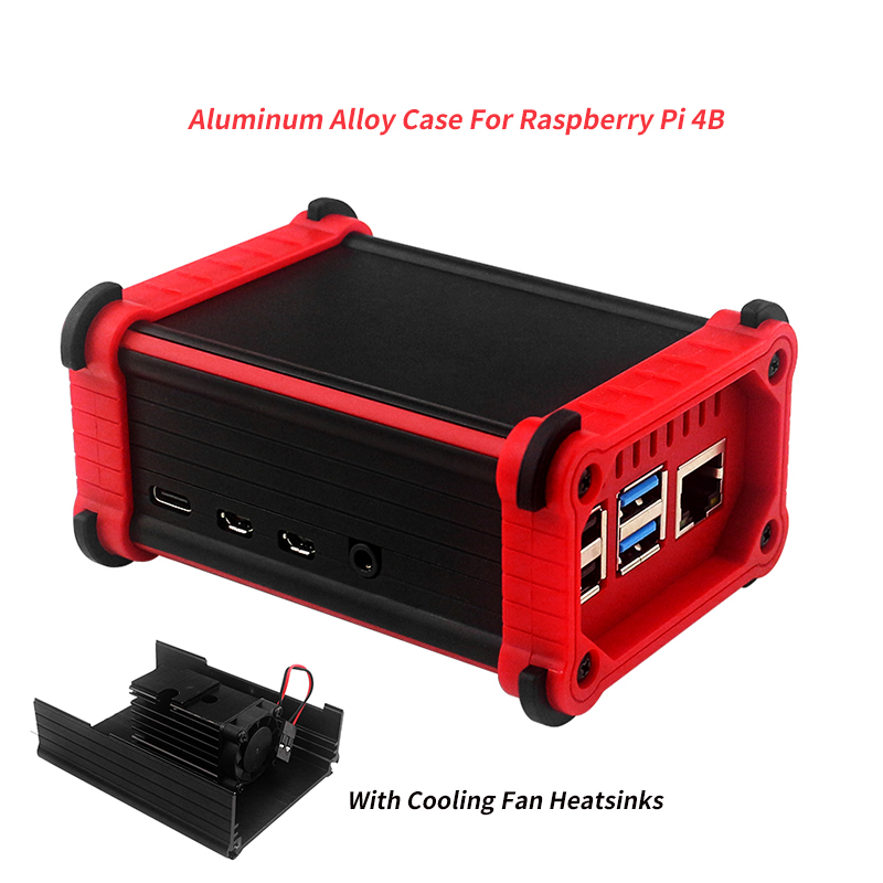 Argon One V3 M.2 Nvme Case - Casing Aloi Aluminium Raspberry Pi 4B