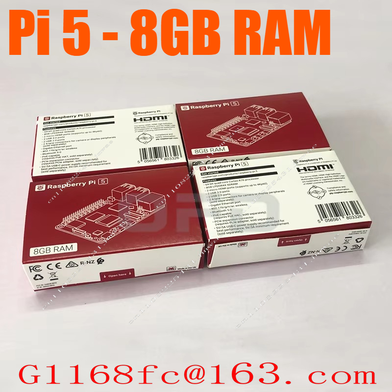 Raspberry Pi 5 8Gb Board - Pi 5 2GB/4GB/8GB Papan Pengembangan Memori