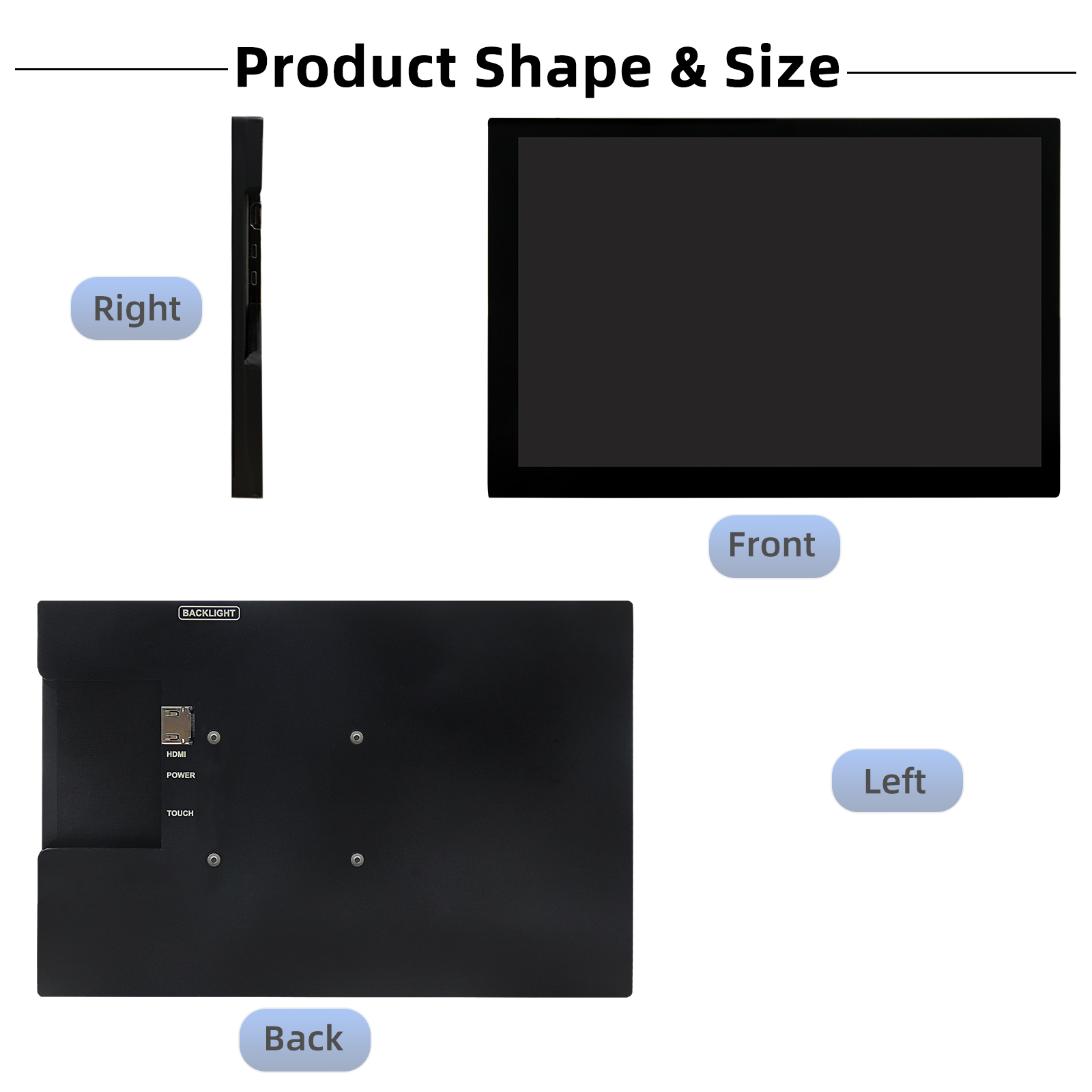 Monitor portabel layar sentuh  - Raspberry Pi 10.1 Inch Capacitive Touch Screen Ips ulasan dan harga