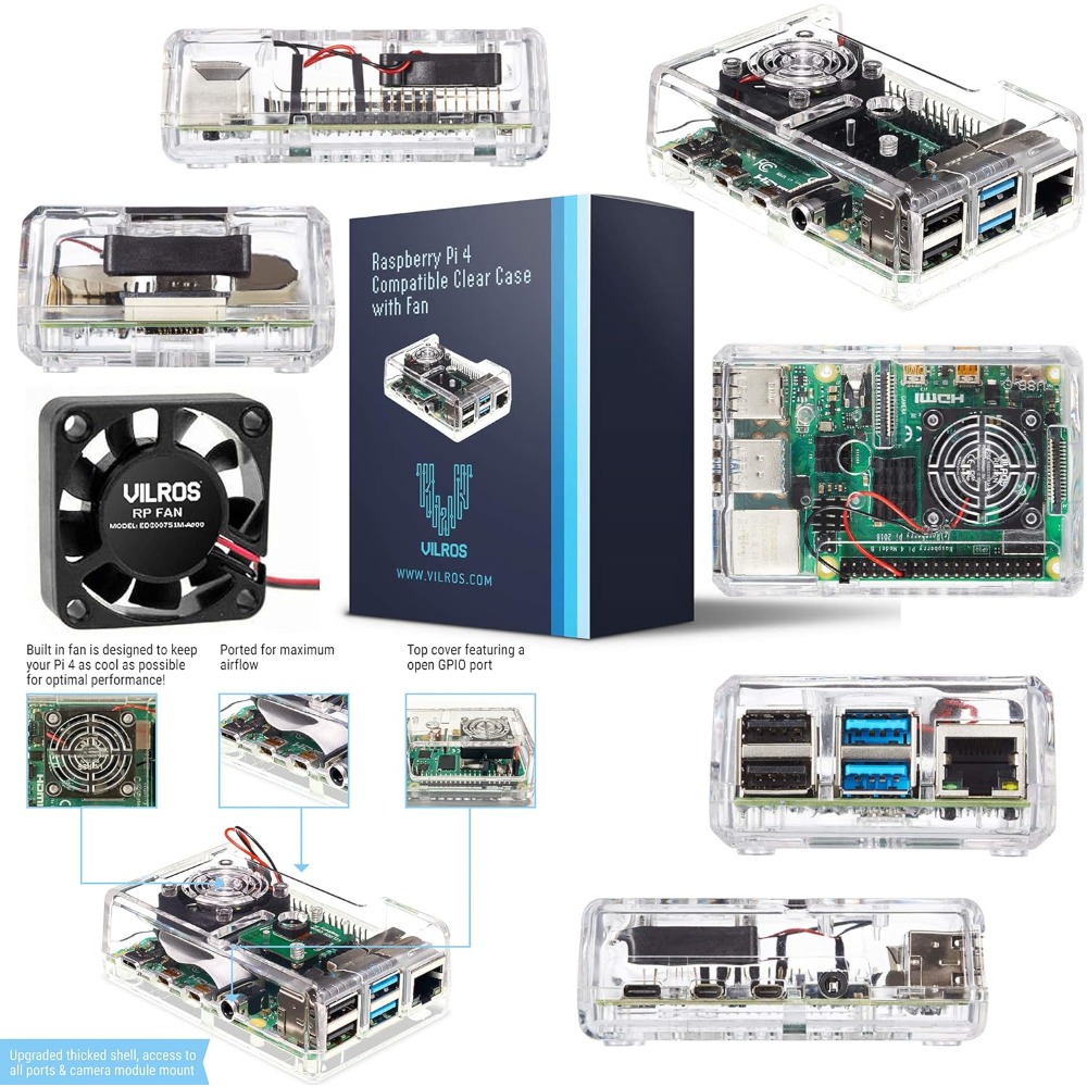 Kit Starter Casing ABS Berpend - Raspberry Pi 4 8Gb Ram Kit ulasan dan harga