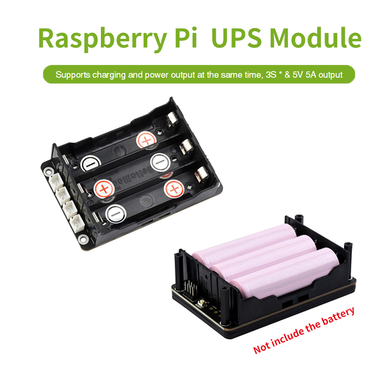 Raspberry Pi 5 UPS HAT Menduku - Raspberry Pi Uninterrupted Power Supply Ups 18650 ulasan dan harga