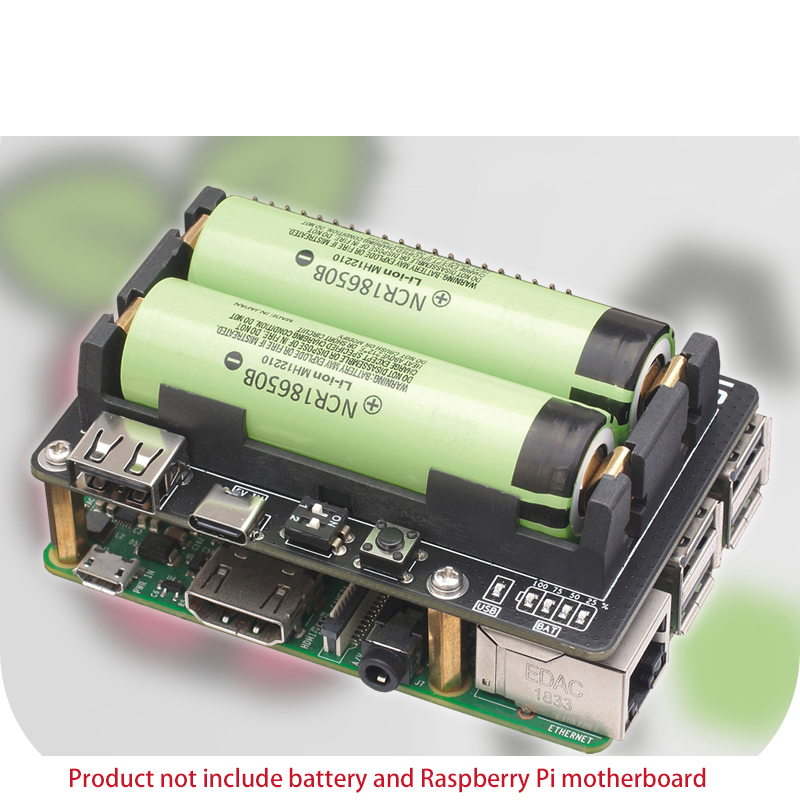 Raspberry Pi 18650 UPS Catu Da - Raspberry Pi Uninterrupted Power Supply Ups 18650 ulasan dan harga