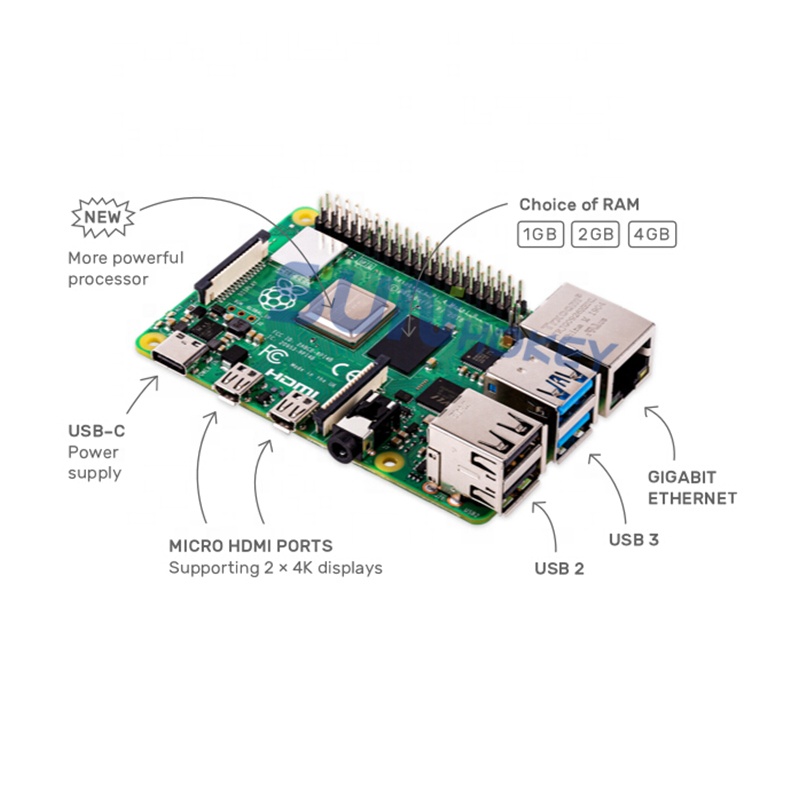 Kit Papan Pengembangan Resmi A - Raspberry Pi 4 8Gb Ram Kit ulasan dan harga
